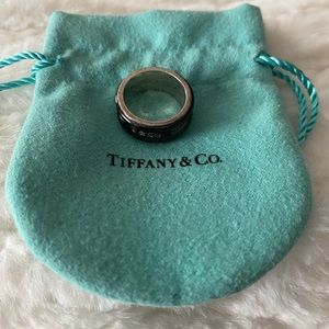 Tiffany and Co. Titanium 1837 ring
